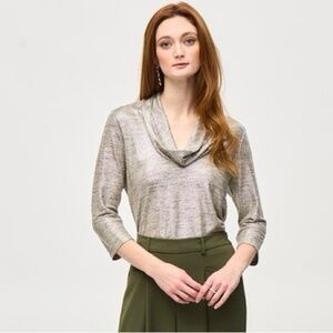 Joseph Ribkoff Cowl Neck Shirt